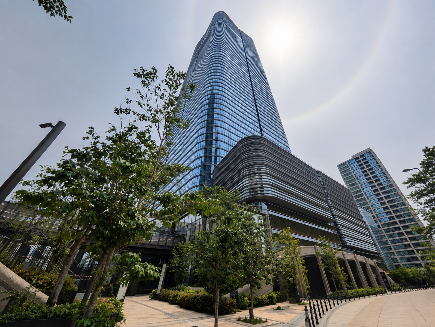 Contemporary architectural building